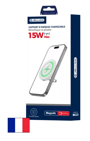 Chargeur sans fil magnétique 15W avec support 360° – JELLICO W23