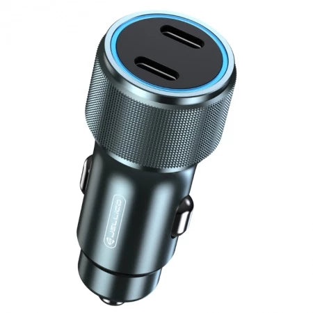 Chargeur voiture USB-C 60W double port – JELLICO F17