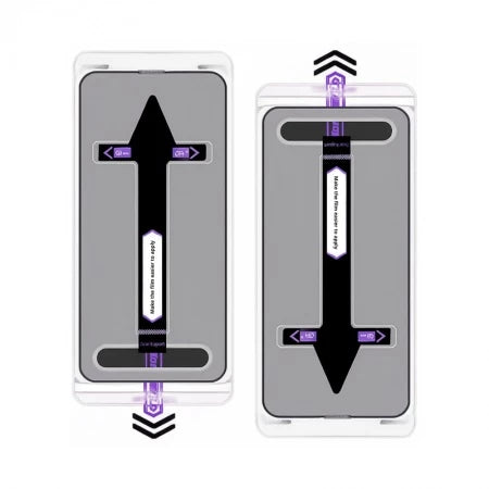 Verre trempé iPhone avec kit d’installation anti-poussière